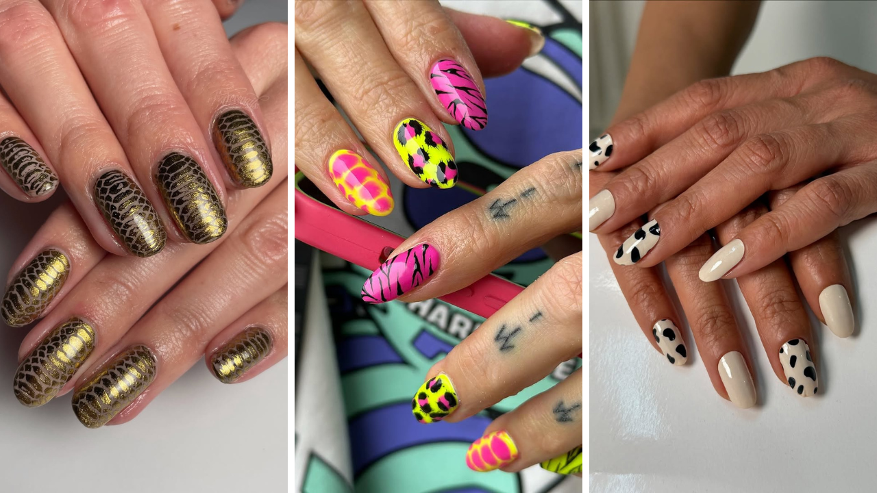 Animal print nail art ideas