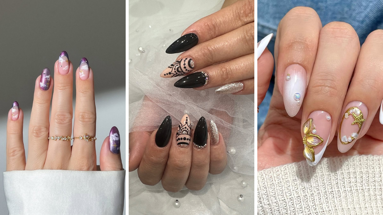Classic nude nail art ideas