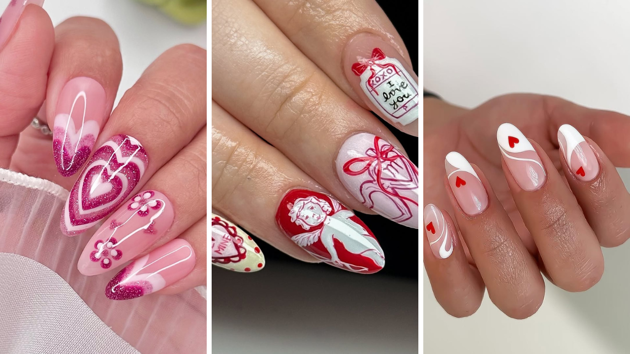 Valentine’s Day nail art ideas