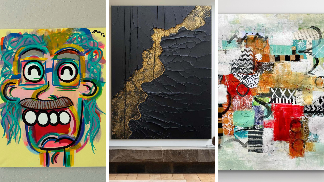 abstract canvas art