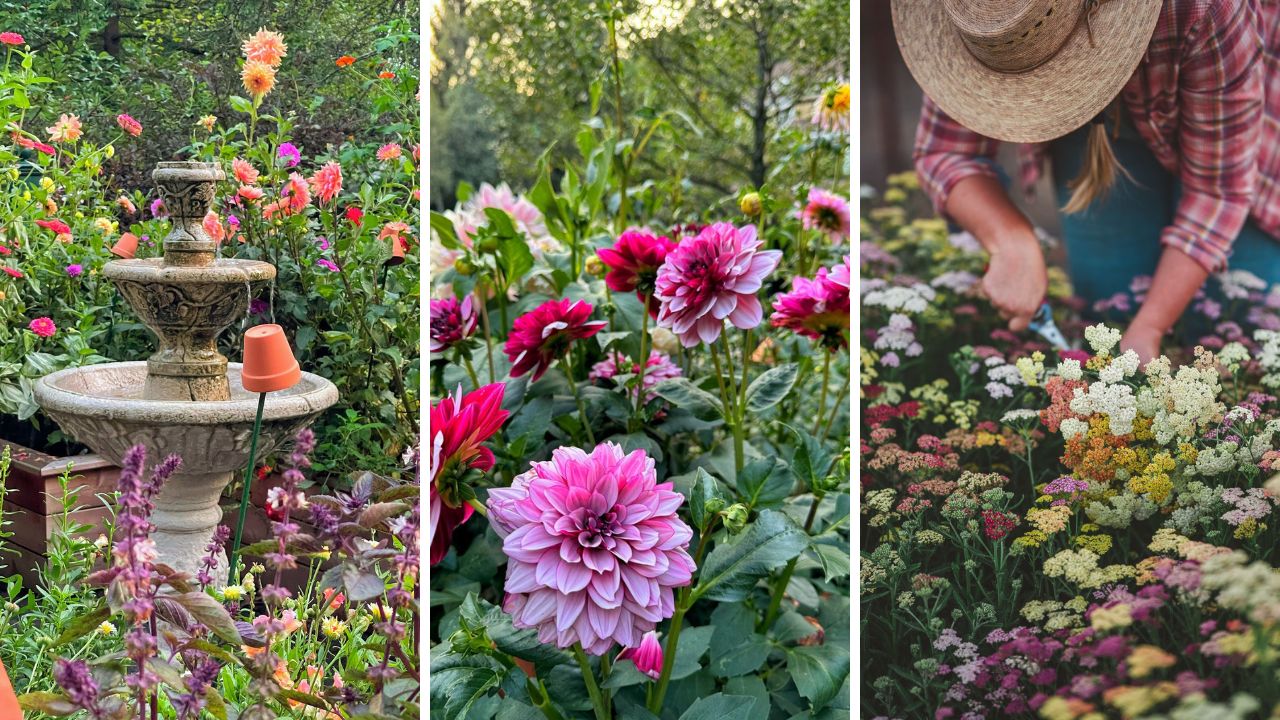 cut flower garden layout