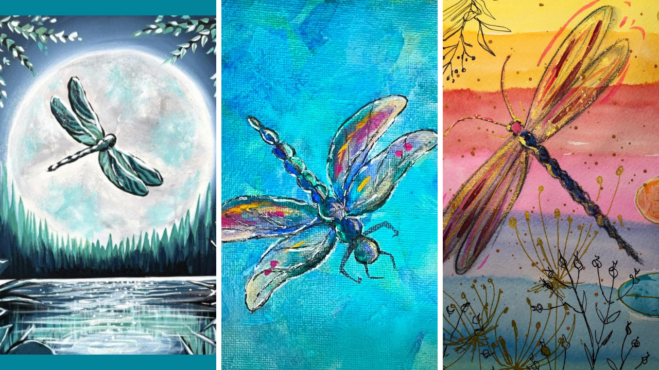 dragon fly drawings