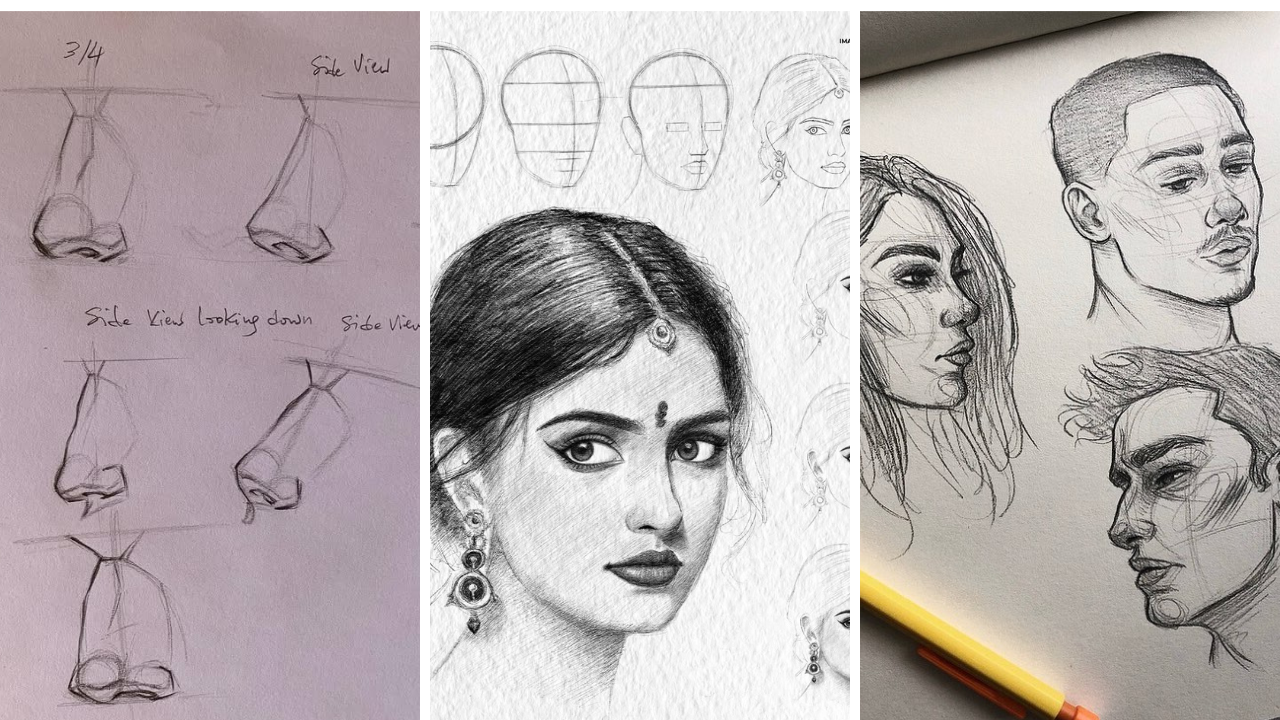 drawing faces